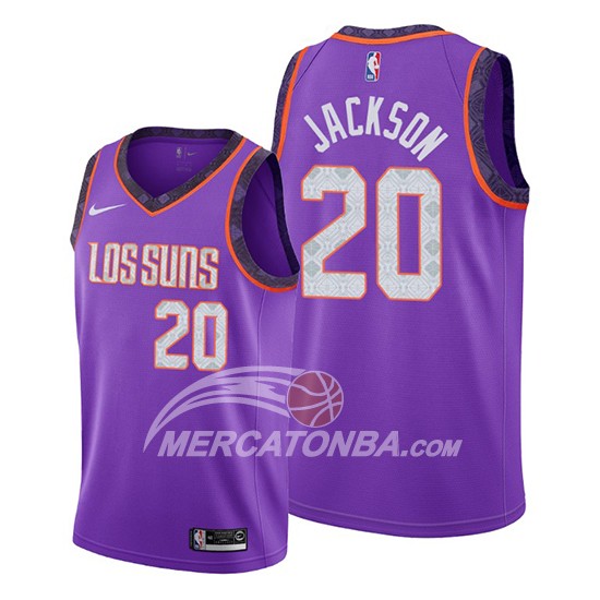 Maglia Phoenix Suns Josh Jackson Citta Edition Viola